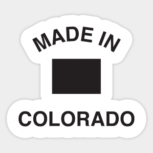 Made in Colorado Sticker